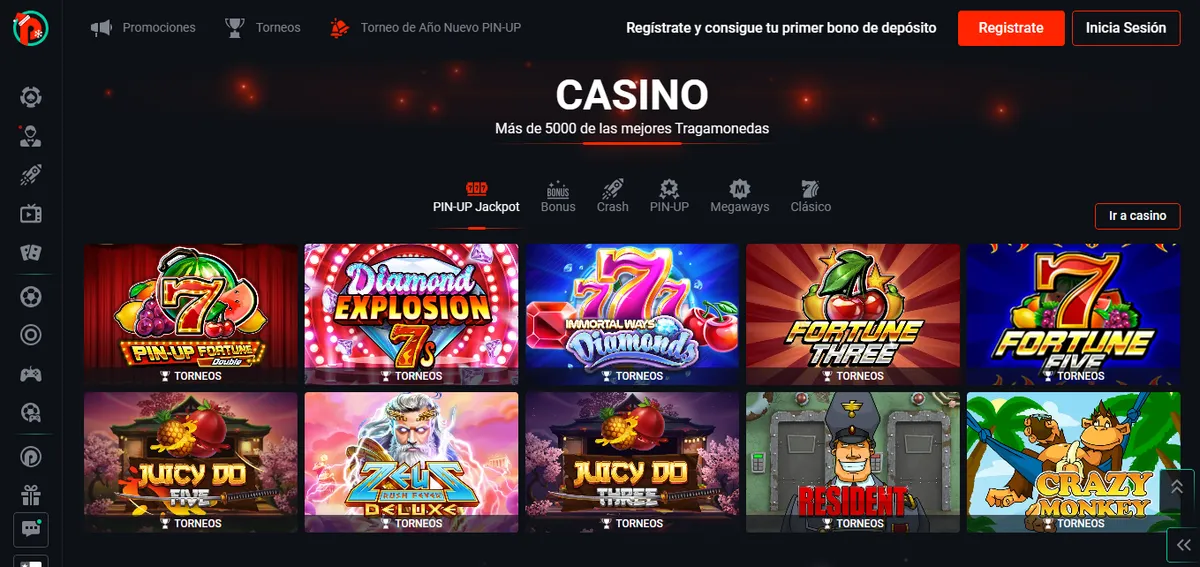 Pin Up Casino entrar al sitio